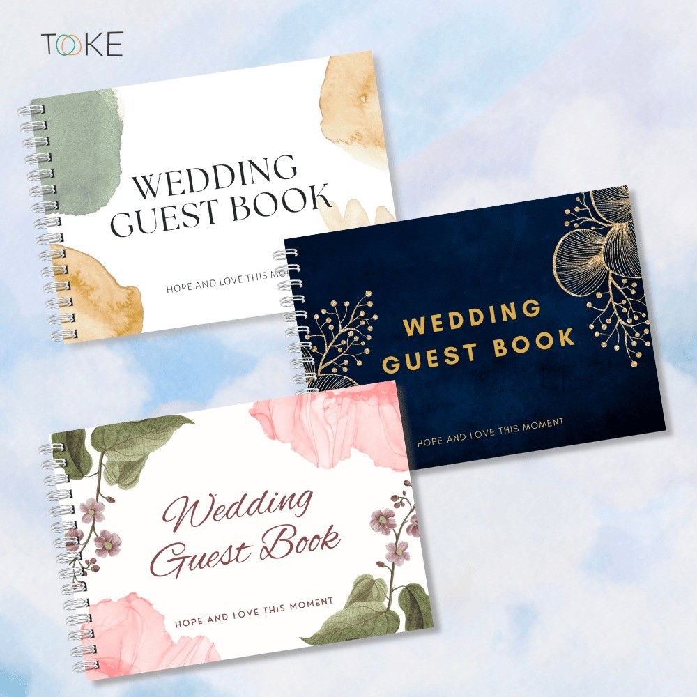 

UM1 BUKU TAMU PERNIKAHAN/WEDDING GUEST BOOK/BUKU TAMU UKURAN A4 ISI 10 LEMBAR