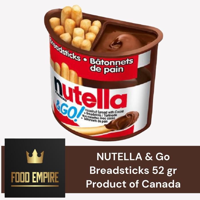 

EatFr3sh- NUTELLA & Go with Breadsticks 1,8 oz Hazelnut Spread 52 gram