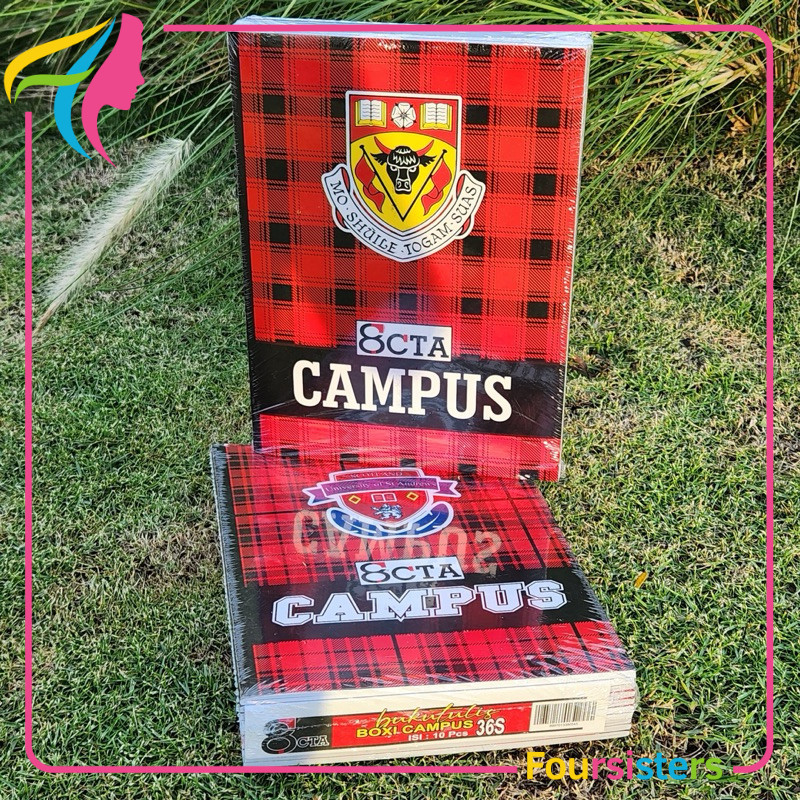 

UM1 [FS] 10pcs Buku Tulis Octa Campus 36 Lembar dan Buku Tulis Segitia Quarto