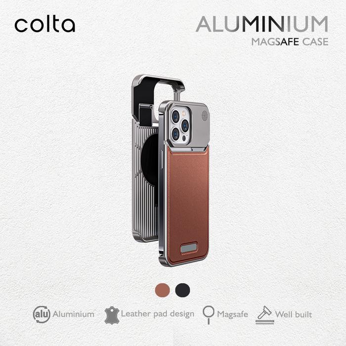 Colta Aluminium Magsafe Phone Case Casing Hp Iphone Wireless Charger Powerbank Harga Promo