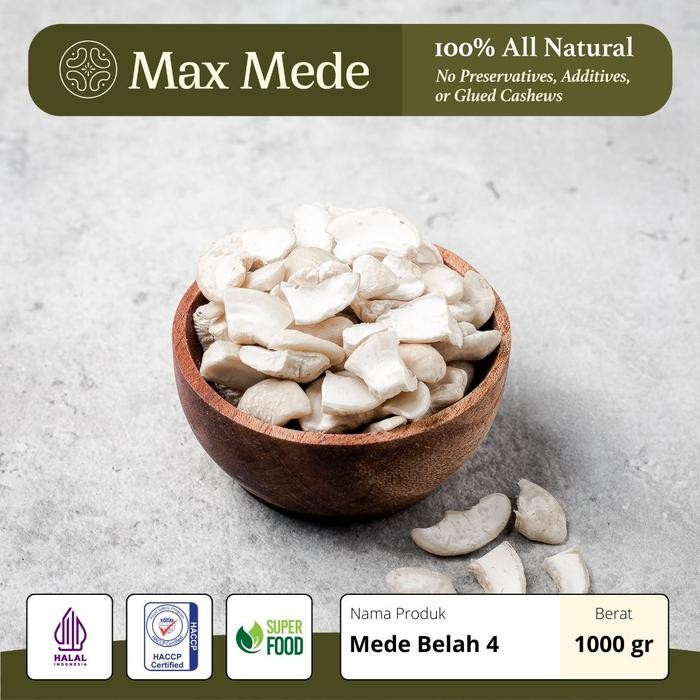 

EatFr3sh- Kacang Mente/mete Belah Empat Fresh Belum Panggang Mentah Premium 1kg