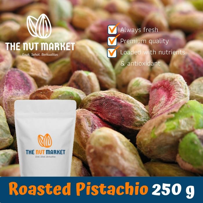 

EatFr3sh- Pistachio Kupas, Roasted 250 gram, tanpa kulit