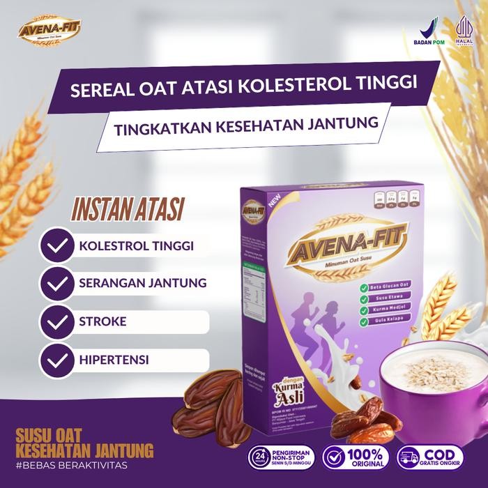

EatFr3sh- [ PRODUK BARU ] SUSU AVENA-FIT - Sereal Oat Susu Untuk Atasi Kolesterol Tinggi Original