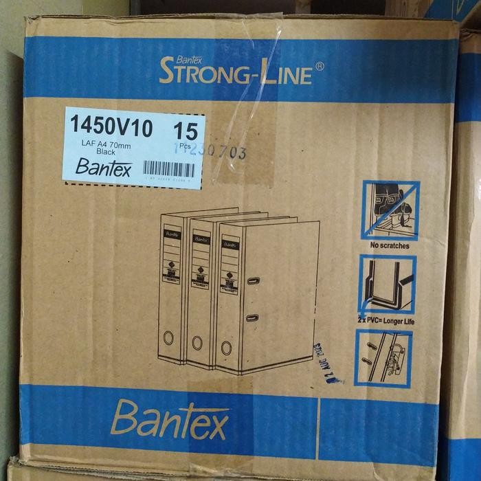 

Ordner Bantex 1450 Hitam Ukuran A4