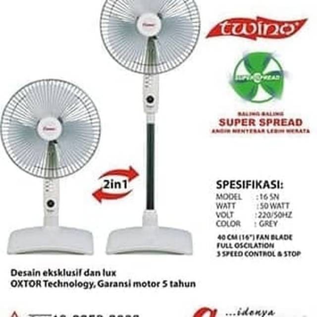Kipas angin twino Cosmos ( berdiri dan duduk) type SN