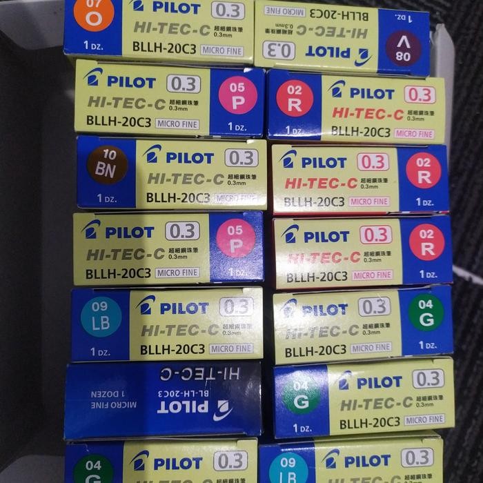 

No.OneBest- pen hi-tec pilot warna 0.3 0.25 0.4 grosir dan ecer hitech hi-tech