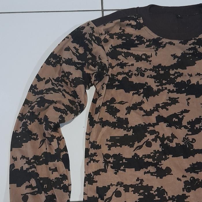 Terbaru Kaos Pramuka/Kaos Loreng Pramuka Big Size,Jumbo Tangan Panjang Pria Lembut Distro Dewasa