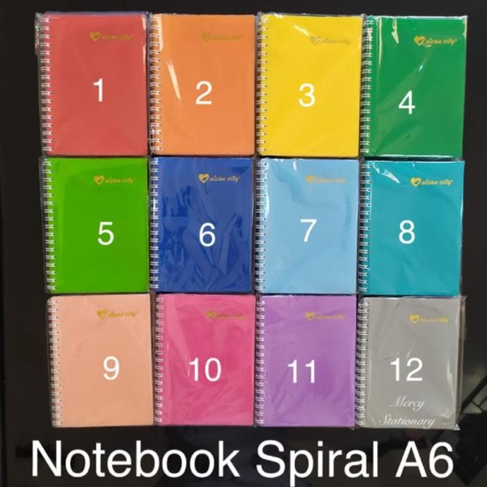 

No.OneBest- Notebook Spiral A6 - Choose Your Colour