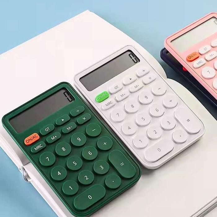 

Kalkulator 12 Digits Candy Colors Calculator Kalkulator Mini Portable Untuk Sekolah / Kantor