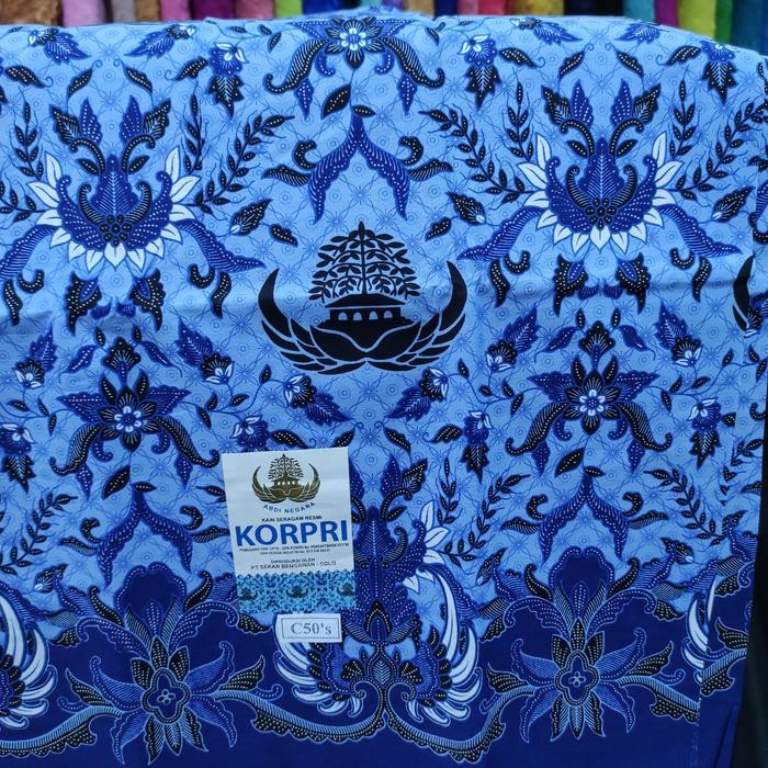 New Kain Seragam Resmi Korpri Katun C50'S Original