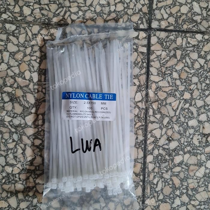 

No.OneBest- Kabel Tis/ Kabel Ties/ Cable Ties/ Nylon Cable Ties 15 cm