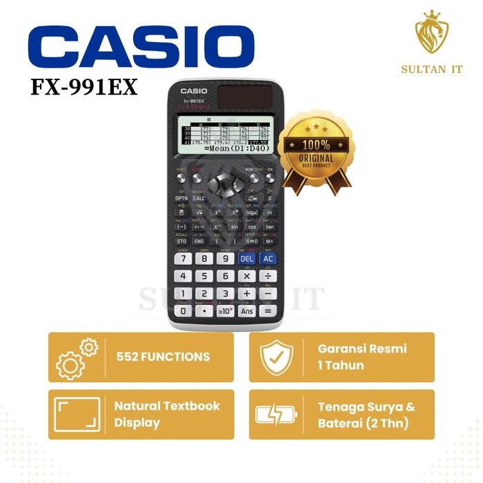

Kalkulator Scientific Casio Fx 991Ex - Pink Original