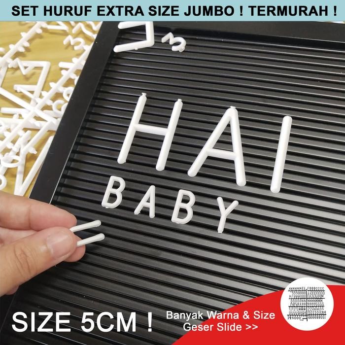 

No.OneBest- [Termurah!] Huruf Tambahan 5cm Letter / Message Board HOW.R.U