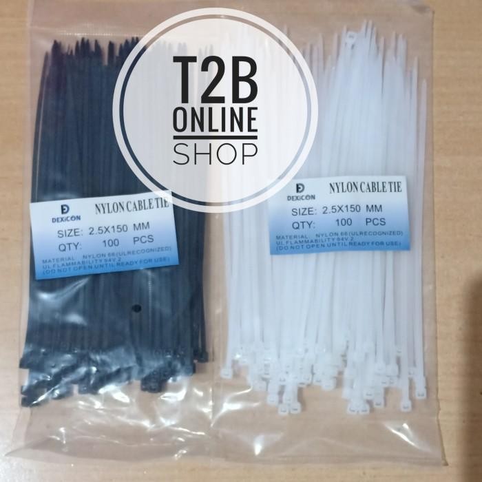 

No.OneBest- Cable ties 35 cm, kable ties 350 isi 100 biji putih
