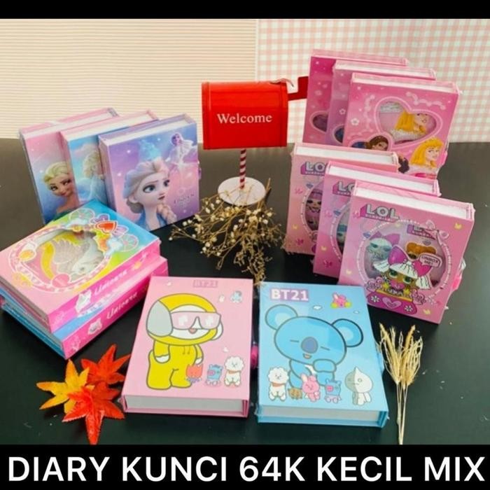 

No.OneBest- BUKU DIARY ANAK KARAKTER LUCU FANCY DENGAN KUNCI GEMBOK TANGGUNG