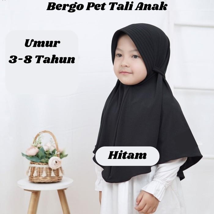 Modiq- Hijab Anak Bergo Jersey Pet Tali/Jilbab Anak Bergo Jersey Pet Tali
