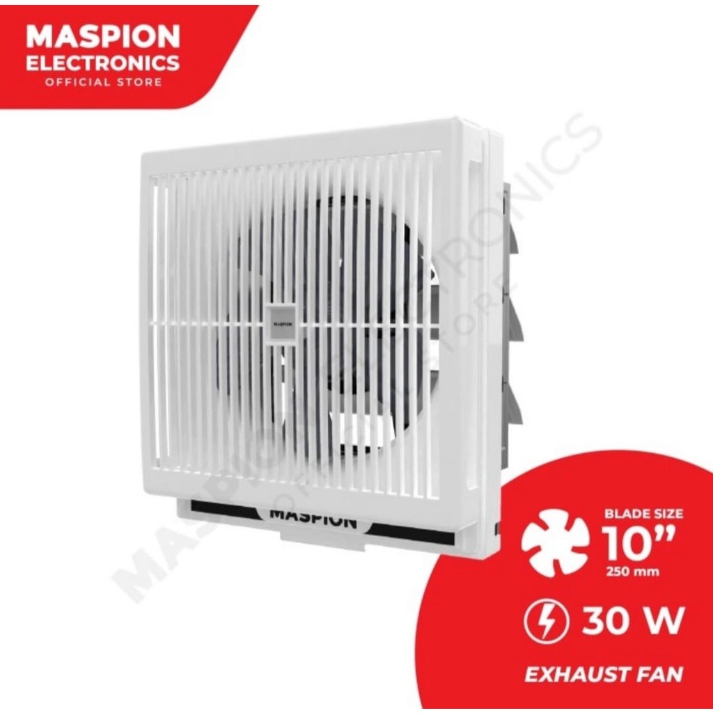 Exhaust Fan Maspion MV 250 NEX 10" Wall Hexos Fan Dinding Ventilasi Hexos Fan Maspion MV-250 NEX 10