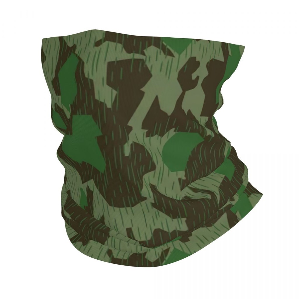 Custom Germany Splinter Camo Bandana Neck Gaiter Uv Protection Face Scarf Cover Splittertarn