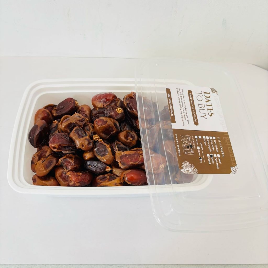 

Cemal Cemil Makyus Kurma Khalas 1Kg Repack Toples Premium Uni Emirate Arab Korma Halas Emirates