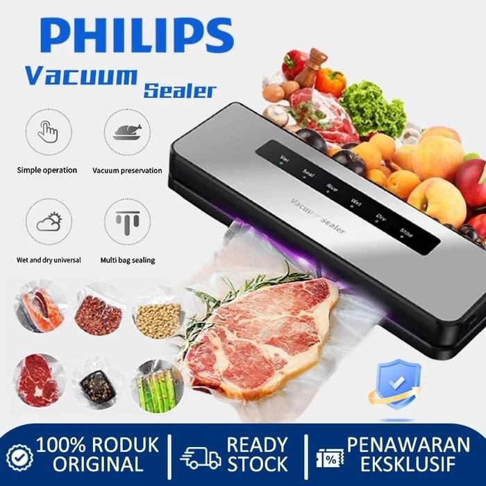 terbaru  philips vacuum sealer makanan fresh cerdas food packing machine mesin vacuum sealer