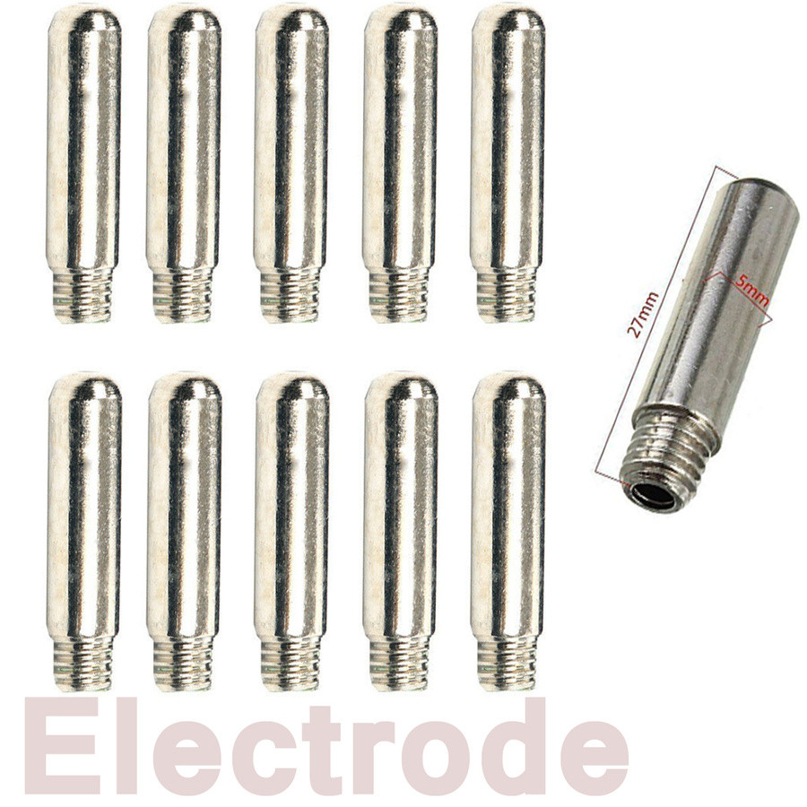 100Pcs/Set Wsd60 G55 Plasma Cutter 60A Ag-60 Plasma Torch Tip Electrode Consumable Cutter