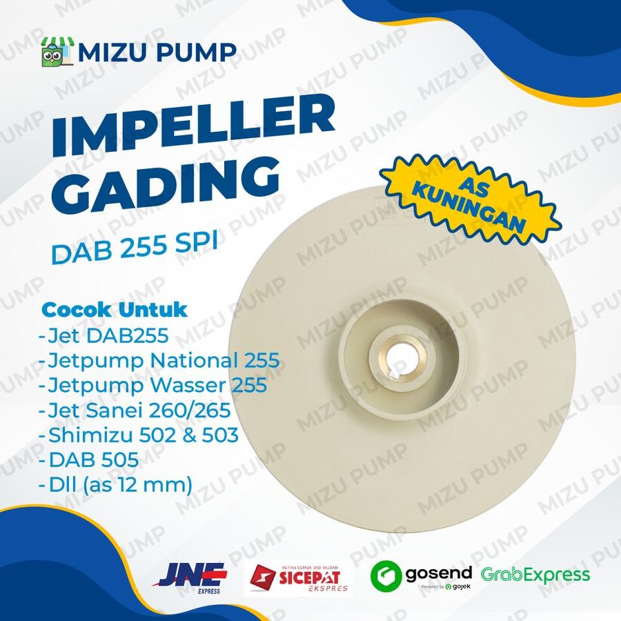 KIPAS IMPELLER DAB 255 GADING - KIPAS POMPA AIR DAB 255
