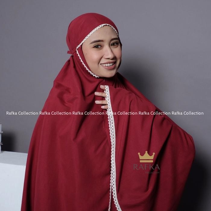 Modra- MUKENA DEWASA TRAVELING AZZURA 2IN1 KATUN PREMIUM