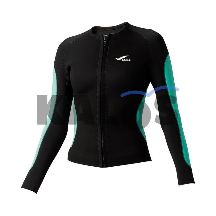 ready stok gull wetsuit 2.5mm jersey jacket (man/woman) original