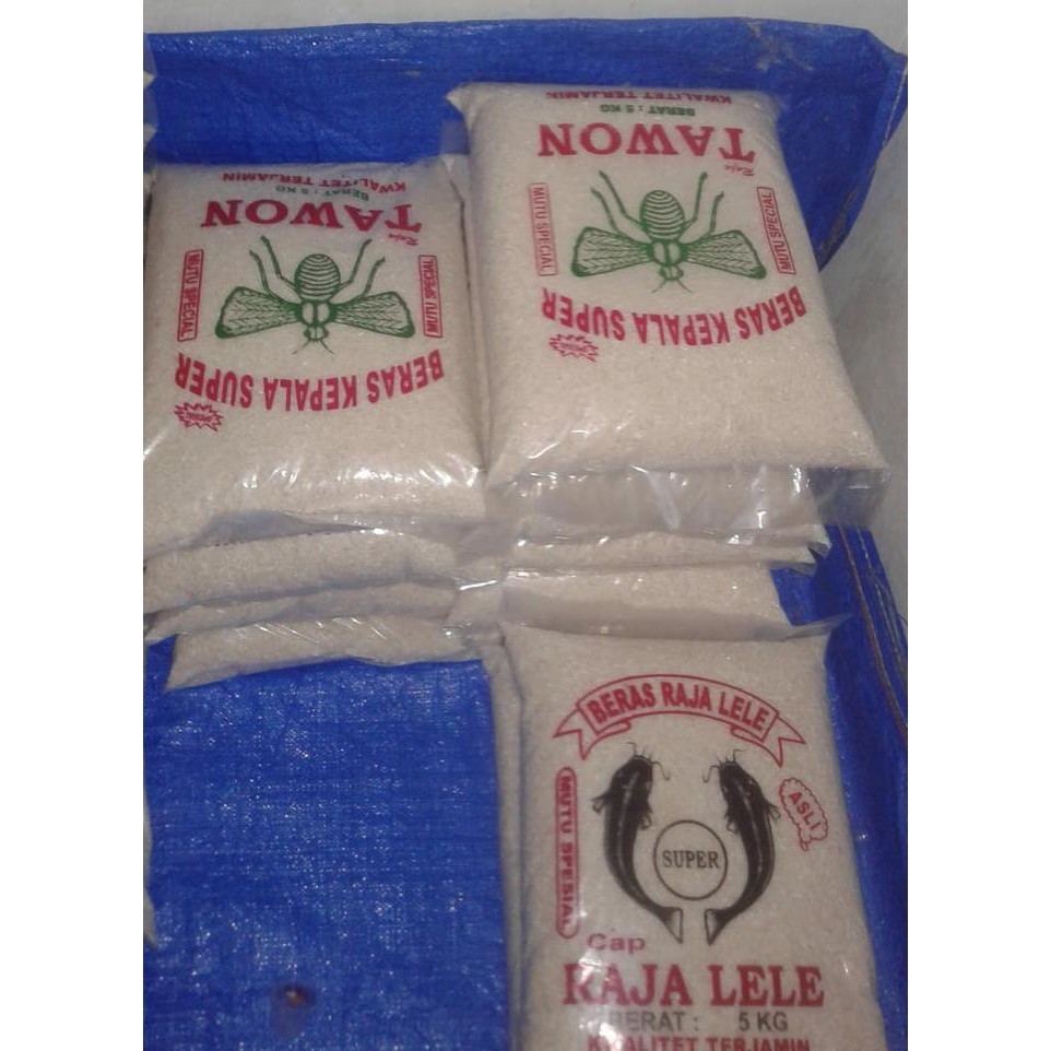 

Beras Raja Lele & Tawon 5 Kg Kebutuhan Rumah Tangga Makanan Pokok
