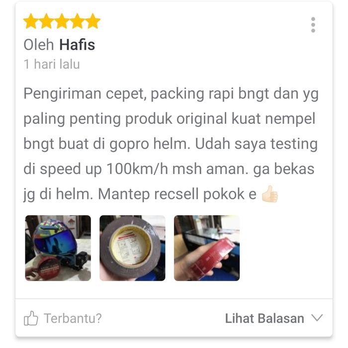 

Double Tape 3M Vhb Merah-Perekat Original 3M 24Mm X 4,5Mtr #Gratisongkir