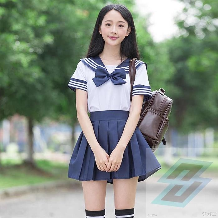 ASLI Baju Sekolah Jepang Japan School Uniform Seifuku Cosplay Sailor Anime READY STOCK