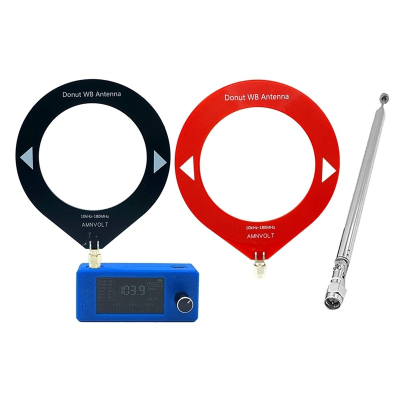 B34B-SI4732 Mini Radio Receiver 10Khz-180Mhz+3 X Antenna Kit SW LW AM FM SSB SI4732 Radio Portable S