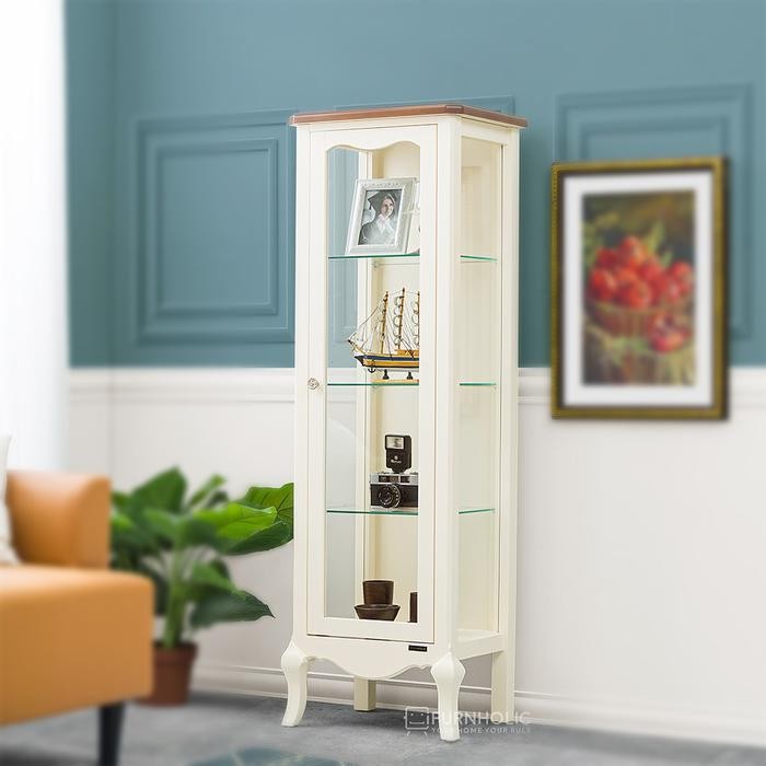utamajaya- IFURNHOLIC Baroque Display Cabinet High Lemari Kaca Pajangan Display