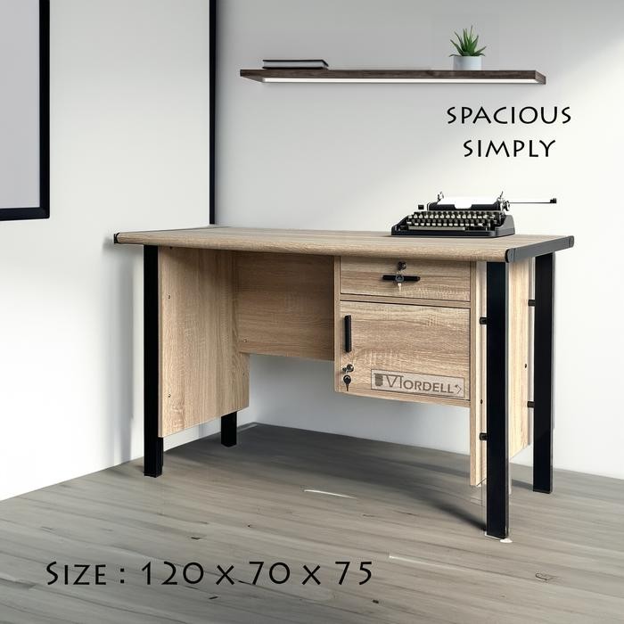 utamajaya- Meja Kantor Minimalis kaki besi