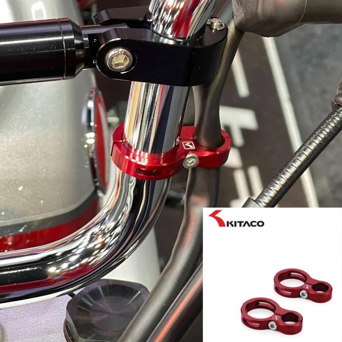 Kitaco Handlebar Cable Holder Hose Clamp Set Honda Monkey 125 Ct125