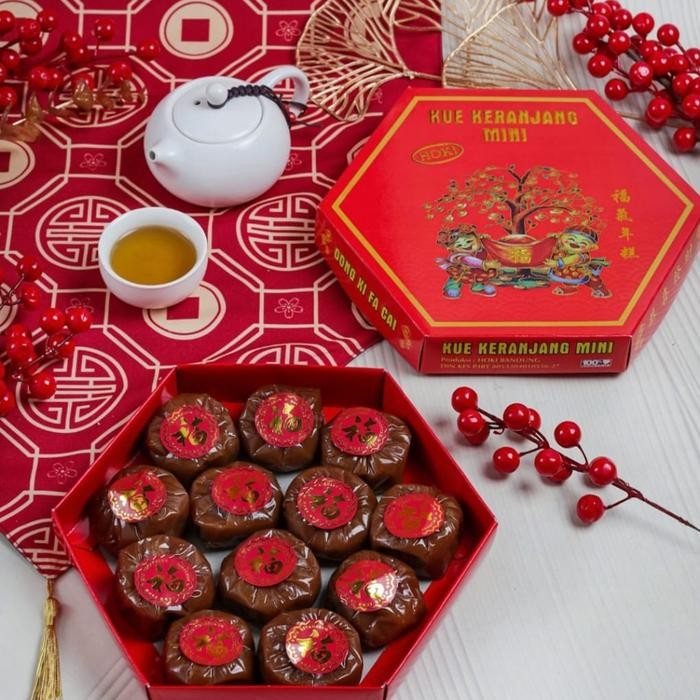 STOK READY. KUE KERANJANG HOKI ISI 12PCS