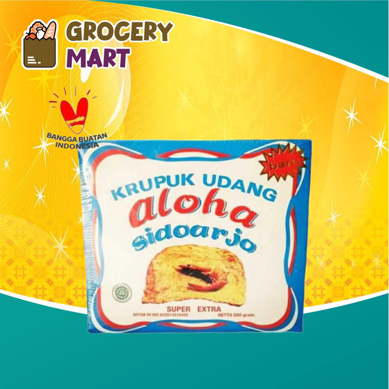 

Krupuk Udang Aloha 500gr Sidoarjo / Kerupuk Shrimp Crackers