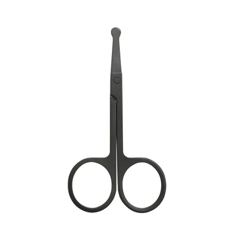 Nose Hair Shears For Personal Care Facial Hair Removal And Ear Nose Eyebrow Trimming Stainless Steel
