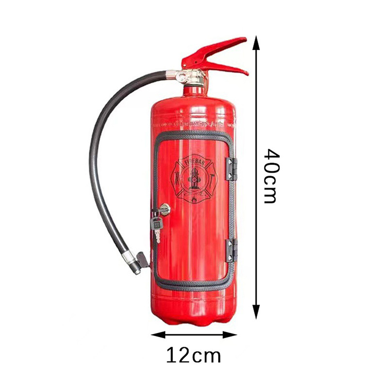 Fire Extinguisher Shape Wine Box Ornaments Mini Bar Wine Cabinet Crafts Decoration Champagne Liquor