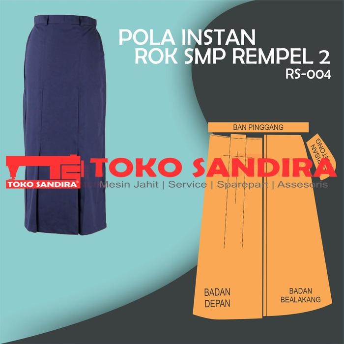 Promo Terbaru Pola Rok/Pola Intsan Rok Smp/Pola Rok Wanita/Pola Instan Rok Sekolah Wql10
