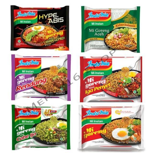 

Indomie Goreng / Iga penyet / Rendang / cabe ijo / Hype geprek / Aceh