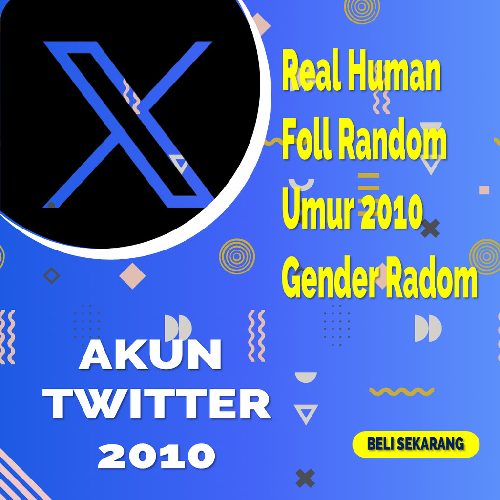 Murah Akun Twitter Tua Tahun 2010 Siap Pakai Akun Bergaransi