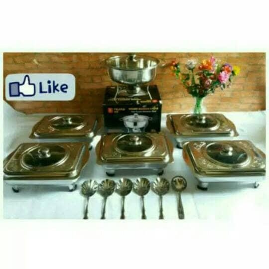 prasmanan set stainless