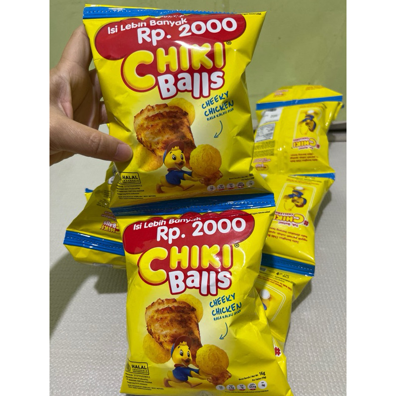 

Chiki Ball (Perenceng 16gr x 10 Bungkus)