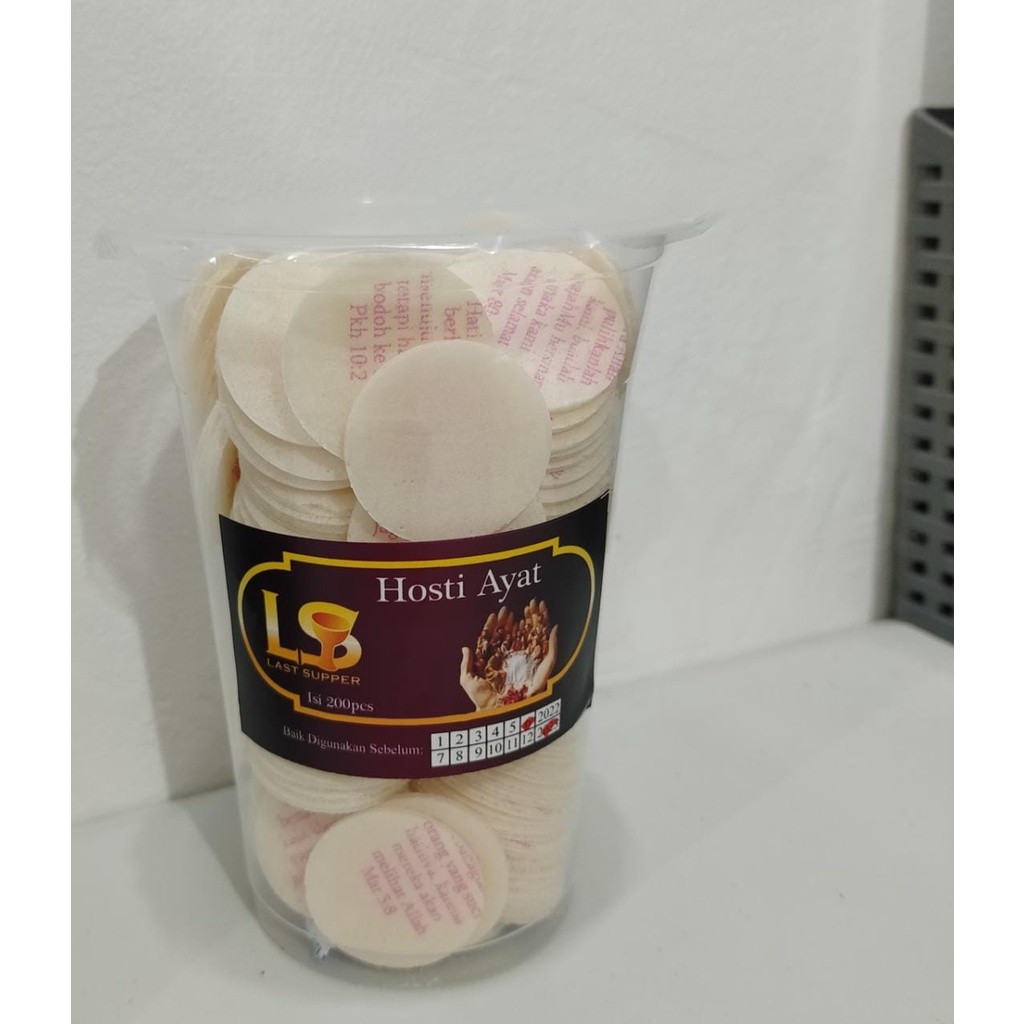 

Hosti Ayat Last Supper (Cup isi 200pcs)