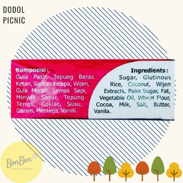 

Dodol Picnic Asli Garut Special Quality Piknik Original