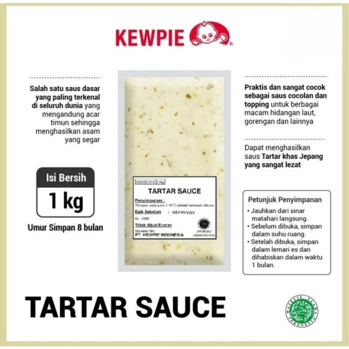 

CARAKA.STORE1 KEWPIE TARTAR SAUCE 1KG / KEWPIE SAUS TARTAR 1KG