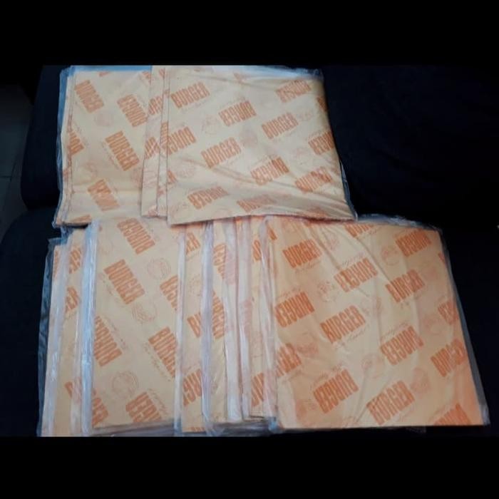 JTTOP" KERTAS BURGER BUNGKUS KEMASAN