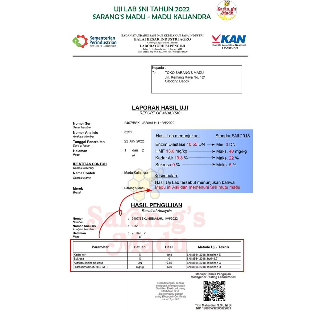 

Madu Asli Murni Kaliandran1 Kg Reseller