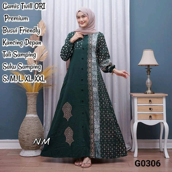 Gamis Twill Ori Dan Kemeja Twill Ori Bahan Adem Dan Halus Couple Twill Terbaru Kekinian Baju